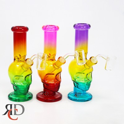 WATER PIPE SKULL W/ BANGER WP12013 1CT